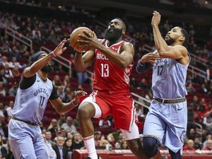 Hasil NBA: James Harden 57 Poin, Rockets Kalahkan Grizzlies
