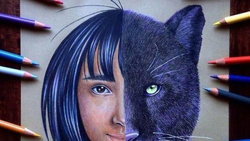 Mowgli & Bagheera dari film Jungle Book. (Foto: Instagram/dada16808)