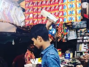 Aksi Penjual Meracik Sharbat Ini Bikin Netizen Kagum