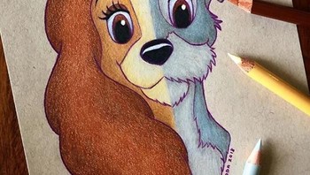 Lady And The Tramp. Dada juga kerap membagikan hasil karyanya di akun Instagram yang kini sudah diikuti ribuan followers.  (Foto: Instagram/dada16808)