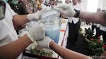Polres Jakut Blender Barang Bukti Sabu