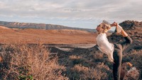 Saat liburan di Afrika Selatan, Maria berkunjung ke Sanbona Wildlife Reserve. (pilotmaria/Instagram)