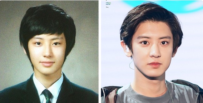 Chanyeol EXO memang sudah ganteng sejak dulu. Ia sendiri mengakui selalu mengagumi dirinya sendiri setiap melihat fotonya 10 tahun lalu ini. Foto: Twitter