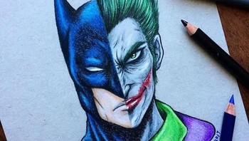 Batman & Joker. (Foto: Instagram/dada16808)