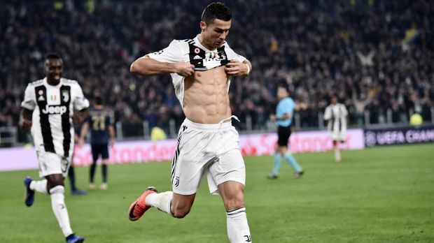 Cristiano Ronaldo disebut Massimiliano Allegri memiliki fisik yang sangat baik. (