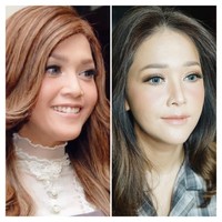 Kecantikan Maia Estianty pun tak lekang oleh zaman. Tak banyak perubahan pada wajahnya, hanya perbedaan gaya rambut dengan tren make up yang berbeda. Foto: Instagram