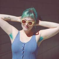 Menyambut gerakan Januhairy, netizen mewarnai rambut ketiaknya berwarna-warni. Namanya memang unicorn armpit, tapi tak semua warnanya seperti tokoh unicorn tapi justru lebih mirip pelangi. Foto: Istimewa