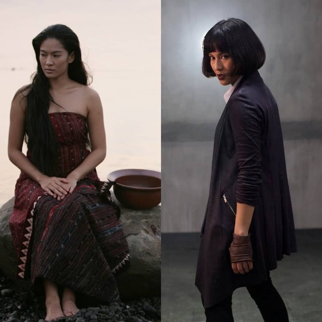 Dian Sastrowardoyo sudah populer sejak dulu dan membintangi banyak film. Dua film yang dibintanginya Drupadi dan The Night Comes for Us menunjukkan dua gaya berbeda Dian Sastro. Tapi dalam dua gaya tersebut, Dian tetap terlihat cantik dan muda. Foto: Instagram/Therealdisastr