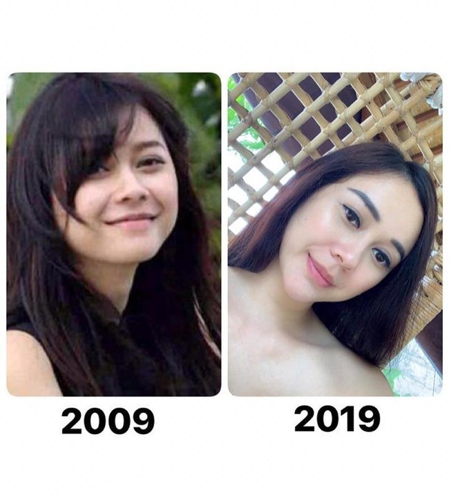 Begitupun dengan Aura Kasih. Dalam foto yang diunggahnya, Aura Kasih tak memiliki perbedaan yang signifikan. Wajah manisnya sudah ada sejak dulu. Foto: Ismail/detikFoto