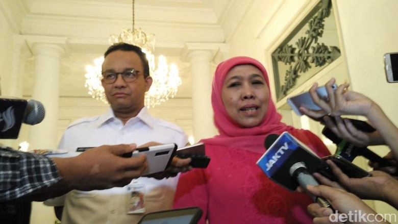 Bertemu Anies, Khofifah Bahas Harlah Muslimat NU Ke-73 di GBK Bertemu Anies, Khofifah Bahas Harlah Muslimat NU Ke-73 di GBK