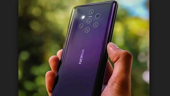 Masih ditebak seperti apa fungsi masing-masing dari 5 kamera belakang Nokia 9 Pureview. Foto: istimewa