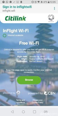 Ini Rasanya WiFi-an Gratis di Atas Ketinggian 35 Ribu Kaki 