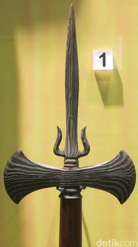 Bentuk utuh Kapak Wiro Sableng di Muzium Negara Malaysia (Fitraya/detikTravel)