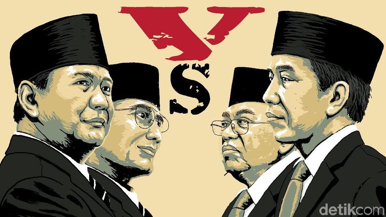 Hasil Quick Count Sementara 4 Lembaga Survei, Data Masuk di Atas 90% Hasil Quick Count Sementara 4 Lembaga Survei, Data Masuk di Atas 90%