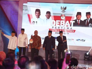 9 Janji Jokowi-Maruf Vs 13 Janji Prabowo-Sandiaga di Debat Perdana