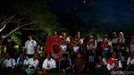 Begini Suasana Nobar Capres di Lapangan Bidakara