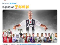 Ronaldo Berlimpah Trofi, Netizen Layangkan Puja-puji