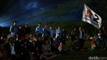 Begini Suasana Nobar Capres di Lapangan Bidakara