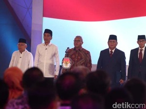 #DebatPilpres2019 Jadi Trending Topic Dunia