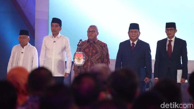 Elektabilitas Jokowi-Maruf vs Prabowo-Sandi di 5 Survei Jelang Debat Cawapres Elektabilitas Jokowi-Maruf vs Prabowo-Sandi di 5 Survei Jelang Debat Cawapres
