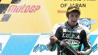 Pada 2009, Iannone masih berlaga di kelas 125cc bersama tim Aprillia. Musim depan, ia kembali ke Aprilia dan menjadi rekan setim Aleix Espargaro. (Foto: Kiyoshi Ota/Getty Images)