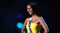 Tamaryn Green merupakan finalis Miss Universe dari Afrika Selatan (Lillian Suwanrumpha/AFP)