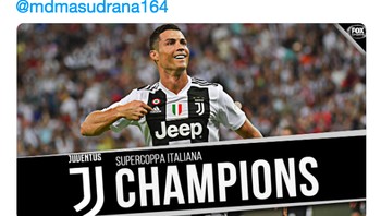 Selamat, Ronaldo! Foto: istimewa