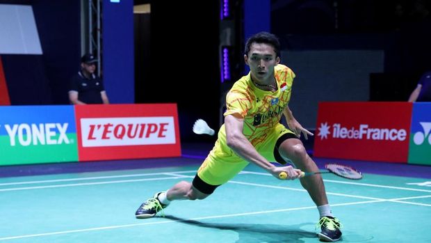 Jonatan Christie salah satu tunggal putra andalan Indonesia. (