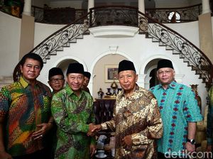 PPP Muktamar Jakarta Temui Hamzah Haz