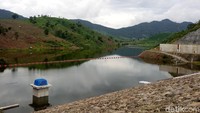 Bendungan Mila yang berlokasi di Desa Rababaka, Kecamatan Woja, kabupaten Dompu, Nusa Tenggara Barat (NTB), akhirnya digenangi air.