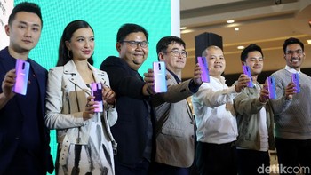 Sejumlah ambasador Oppo turut hadir. Foto: Ari Saputra