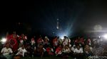 Begini Suasana Nobar Capres di Lapangan Bidakara