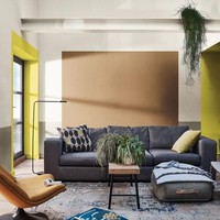 Desainer interior itu pun berpendapatan jika Spiced Honey akan cocok dengan kaum millennial. Untuk anak-anak muda, warna yang juga dikenal sebagai Creme Brulee 00YY 26/200 tersebut dapat dipadukan dengan palet yang terang sehingga tampak lebih hidup. Foto: Dulux