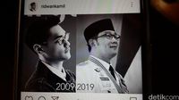 Ramaikan 10 Years Challange, Ridwan Kamil Malah Pajang Wajah Afgan