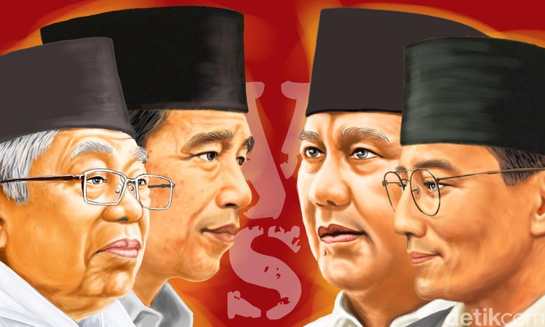 Survei Indo Barometer: Jokowi-Maruf 59,9% Vs Prabowo-Sandi 40,1% Survei Indo Barometer: Jokowi-Maruf 59,9% Vs Prabowo-Sandi 40,1%