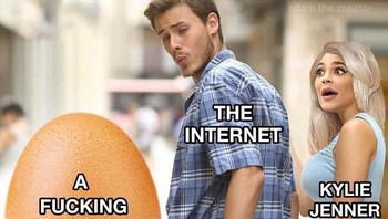 Ternyata internet lebih memilih telur untuk menang. Foto: Istimewa