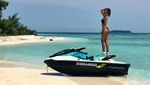 Foto: Maria Selena dan Pesona Pantai Cantik Indonesia