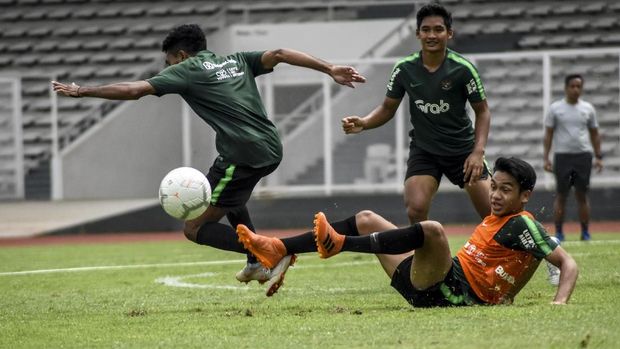 Timnas Indonesia U-22 akan menghadapi Bhayangkara FC dan Arema FC.