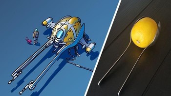 Seperti ini pesaat yang idenya dari sendok dan lemon. Foto: Eric Geusz