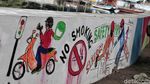 Keren! Mural di Kawasan Sunter Ajak Warga Peduli Lingkungan
