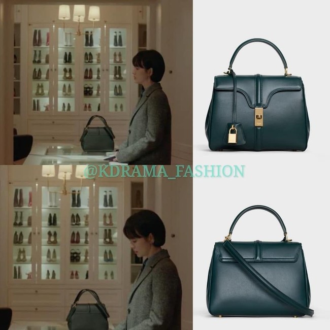 Dikisahkan terlahir dari keluarga kaya dan mendapatkan harta gono-gini sebuah hotel setelah diceraikan suaminya yang juga kaya-raya, tidak mengherankan jika sosok Cha Soo-hyun yang diperankan Song Hye-Kyo selalu tampil dengan barang branded. Salah satunya tas CELINE yang dipakainya di episode sembilan serial Encounter ini. Tas tersebut harganya US$ 4.150 atau sekitar Rp 59 juta. Foto: Instagram @kdrama_fashion