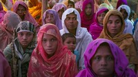 Perserikatan Bangsa-Bangsa (PBB) menyebut Rohingya sebagai kelompok minoritas paling teraniaya di dunia. Allison Joyce/Getty Images.