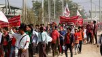 Pabrik Ditutup, Ratusan Buruh Adidas di Myanmar Demo