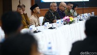 KPU menggelar sosialisasi sistem informasi perhitungan suara (Situng) untuk Pemilu 2019 Gedung KPU, Jalan Imam Bonjol, Menteng, Jakarta Pusat, Jumat (18/1/2019).