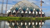 Proyek pembangunan masjid ditargetkan rampung pada 2020 mendatang.