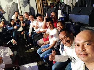 Meriahnya Nobar Debat Capres di Kubu Jokowi dan Prabowo