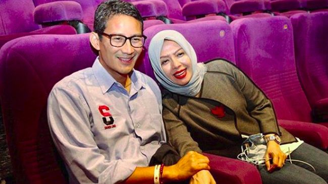 Romantis, Potret Nur Asia Saat Dampingi Sandiaga Uno