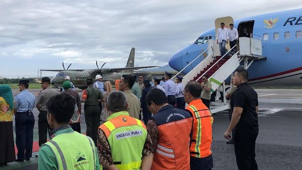 Jokowi selanjutnya akan naik kereta api ke Garut.