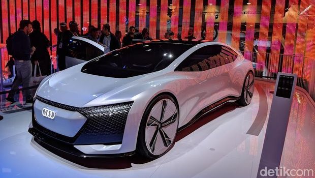 Mobil konsep Audi di CES 2019. 