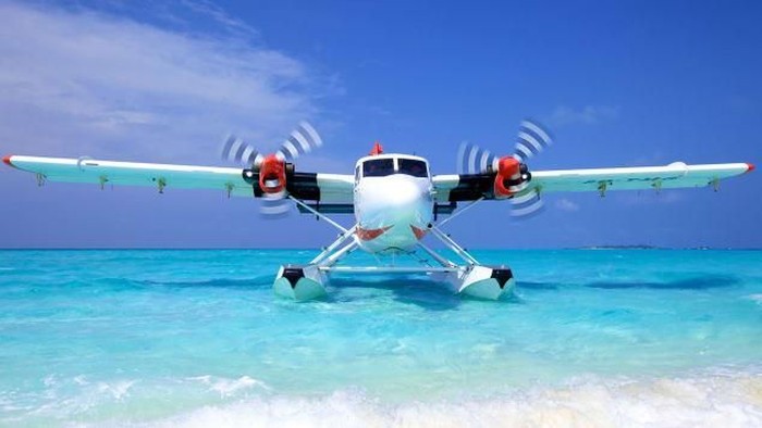 Pesawat Amfibi di Maldives